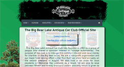 Desktop Screenshot of antiquecarclub.org